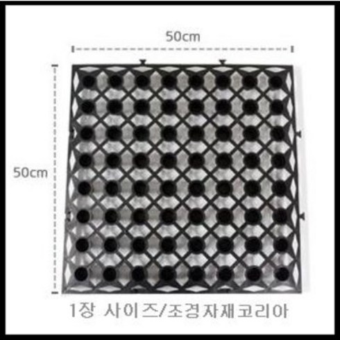 배수판 - 다용도 배수판 20장(5헤베)/1장 사이즈 50x50cm 높이3cm/무료배송, 20개