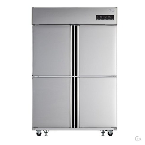 LG전자 업소용 비즈니스 냉장 2칸 냉동 2칸 냉장고 1060L C110AHB 방문설치