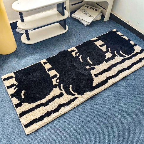 힙한러그 거실 예쁜 미드센츄리 인테리어 고양이, 고양이 발 50CMx120CM