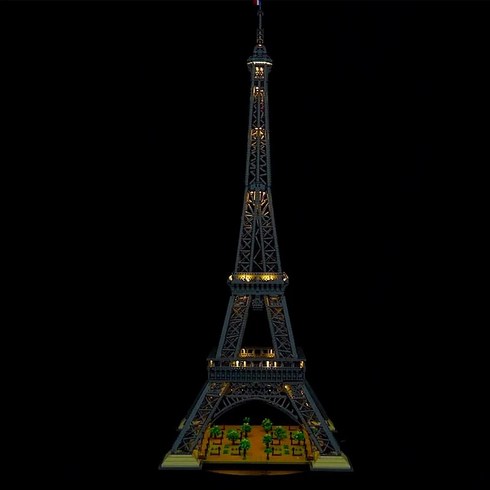 2024년 가성비 최고 레고 에펠탑 - 레고 호환 에펠탑 LEGO 10307 에펠 타워 빌딩 블록 장난감 LED 조명 키트 모델 미포함 전용, [01] Only Led Light