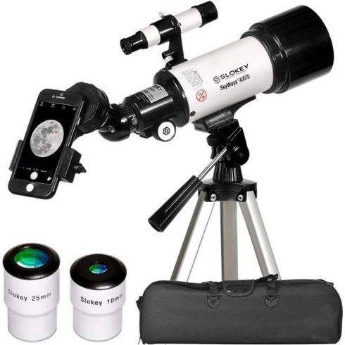 천체망원경 천문대 별관찰 전망대 Slokey Discover the World Telescope for Athronomy Astronomy 초보자 - 전문가용 휴, Telescope 40070