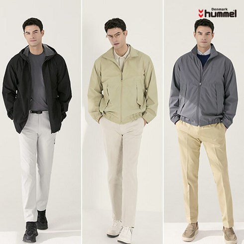 [HUMMEL]험멜 남성 쉴드 재킷 1종 + 보머 재킷 1종 (총 2종)
