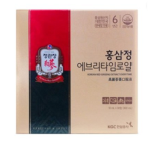 정관장 홍삼정 에브리타임 로얄 짜먹은 홍삼 10ml x 30포+쇼핑백증정, 10ml x 30포, 2세트