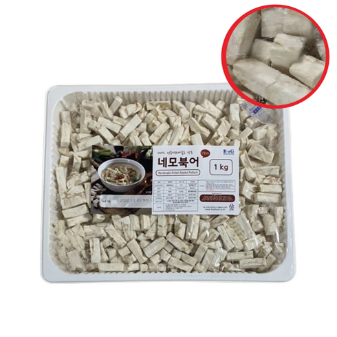 2024년 가성비 최고 네모북어 - 네모북어 동결건조 북어트릿 1kg, 1개