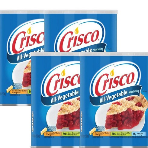 쇼트닝제과용 - Crisco 크리스코 베지터블 쇼트닝 2.72kg x4팩 All Vegetable Shortening, 4개