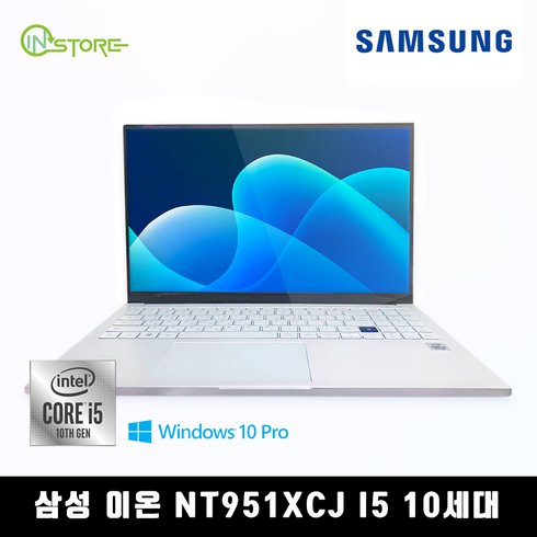 삼성 갤럭시북 이온 NT951XCJ i5 10세대 i5-10210U 16GB 256GB, WIN10 Pro, 아우라실버