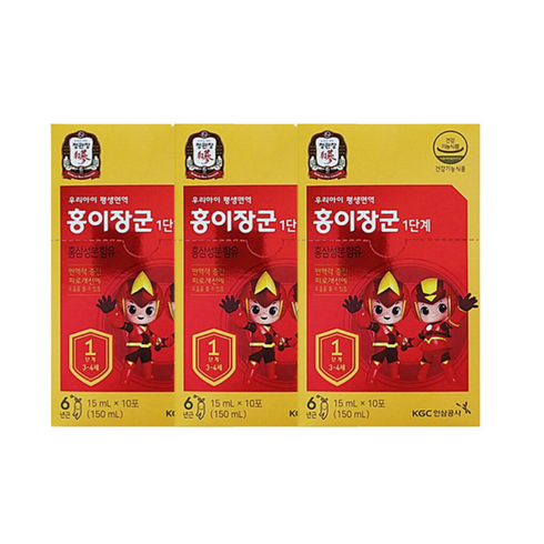 정관장 홍이장군1단계로얄 15mlx30포(겉케이스없음), 450ml, 1개