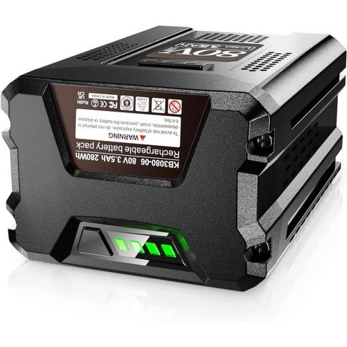 NEW4XB630 - 공구 배터리 공구용밧데리 리튬이온 충전배터리 【업그레이드 3.5Kobalt 80V MAX 리튬이온배터리용 Ah 】교체배터리 KB258006 KB68006 KB28006 2910, 1개