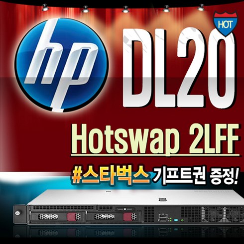 DL20 G10 (E-2224 32GB 2TB) 서버 HP