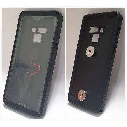 2023년 가성비 최고 아쿠아s9 - 에이스#거치대 갤럭시s9+ 충전 방수케이스 배달대행용 퀵서비스용, 갤럭시 S9+