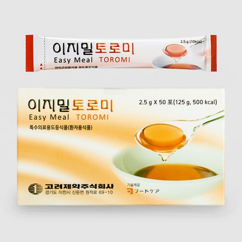 이지밀 토로미 50포/연하곤란환자용 점도증진식품, 125g, 1박스