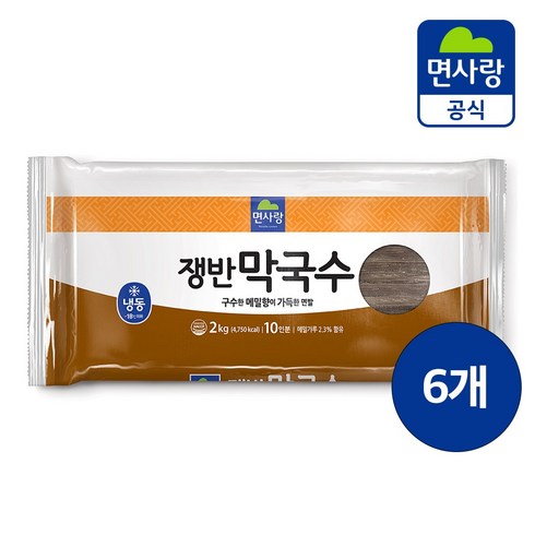 면사랑 쟁반막국수 12kg, 2kg, 6개