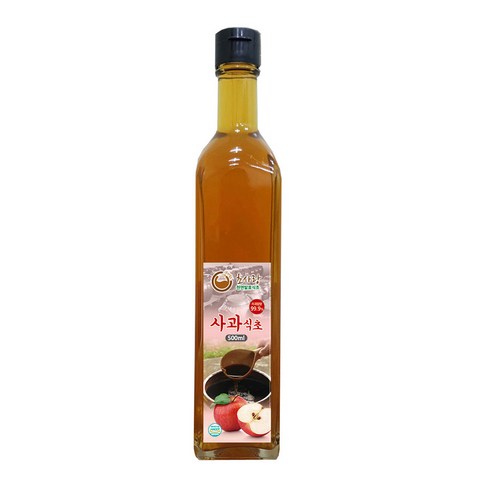 초사랑 사과초모식초 500ml 사과식초 초모식초 천연발효식초 발효식초 천연식초 과일식초 생산자직접판매, 1개