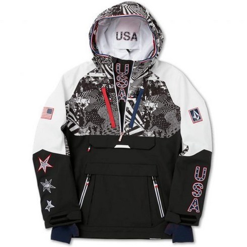 2023년 가성비 최고 볼컴브라이튼풀오버 - 볼컴 남자 스키복 Usst 브라이튼 풀오버 Anarok 후드 스노우보드 재킷