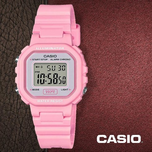 [CASIO] 카시오 LA-20WH-4A1 여성 우레탄밴드 디지털 시계