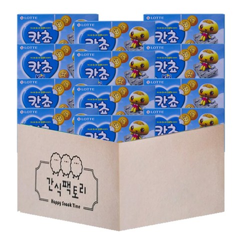 롯데 칸쵸 끼리크림치즈, 54g, 12개