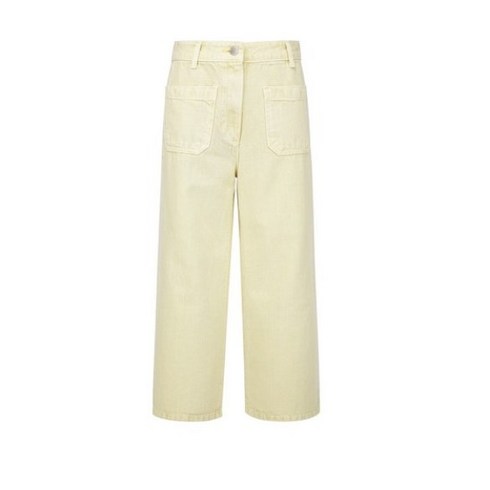 아떼바네사브루노 여성용 포켓 배색 면 데님 팬츠 VLPA2D437