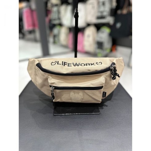 라이프워크 남여공용) 라독 와펜 힙색 LW245BG940 10 BEIGE(326143 ), Free