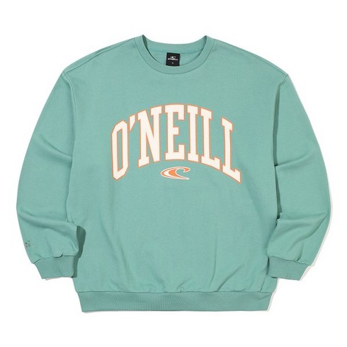 국내 정품 오닐 ONEILL 23FW 공용 스완턴 아치레터 맨투맨 OUTRM3165-807