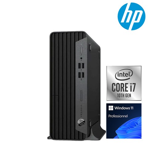 hp컴퓨터 - HP 컴퓨터 i7-10700 Prodesk G7 정품 윈도우11 Pro 탑재 사무용 업무용 데스크탑 PC 본체, 기본스펙 RAM32GB 변경, HP i7-10700+16GB+512G+WIn11