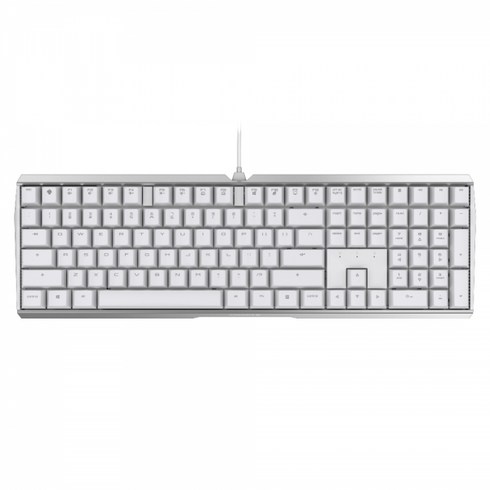 CHERRY MX BOARD 3.0S 기계식 유선키보드 + 높이조절 고무패드, 일반형, G80-3870LYAKR-0, 화이트(적축)