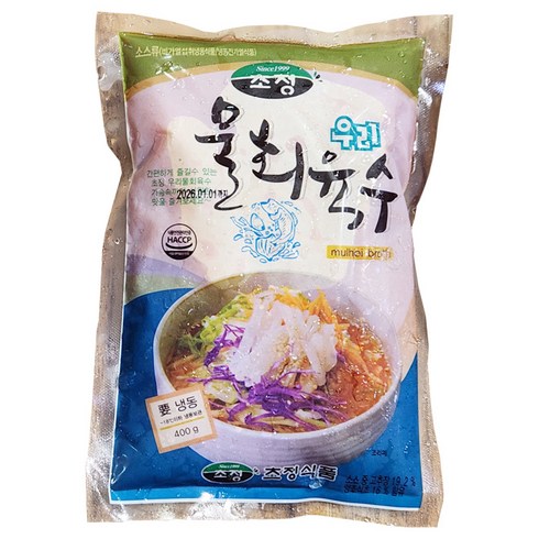 초정물회육수 - 초정식품 우리 물회육수 [400gx30] / 초정물회육수, 400g, 30개