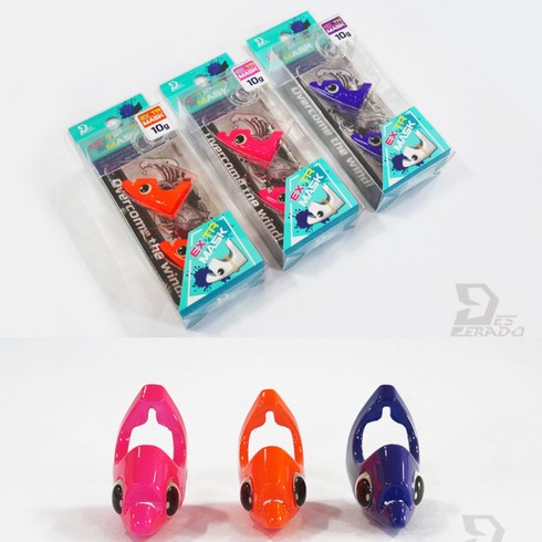 2023년 가성비 최고 팁런에기마스크 - 낚시방 데스페라도 EX 팁런 마스크(2개입) 10g/15g/20g/30g, 오렌지, 20g