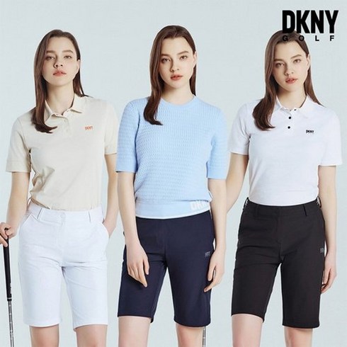 DKNY GOLF 24SS 여성 썸머반바지 3종 - DKNY GOLF 최종가! 24SS 썸머 퍼포먼스 하프팬츠 (여성)