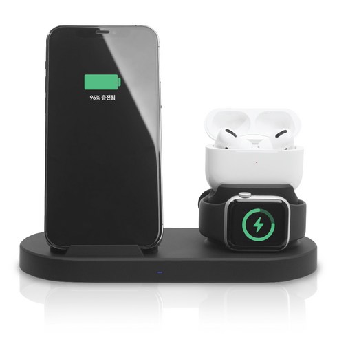 3 in 1 듀얼코일 고속 무선 충전기 ITB-IWC03, 본상품, 1개