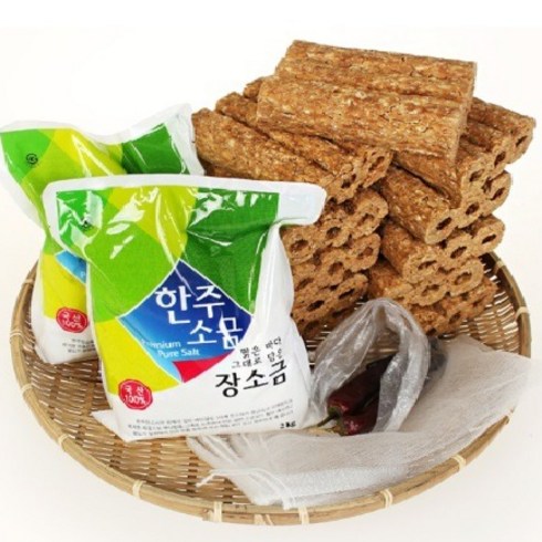 언양메주 [100% 국내산] 간장메주 5kg(소금4kg+숯 망+설명서포함), 1개, 5kg