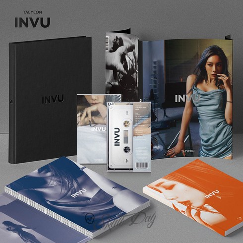 태연 정규 3집 아이앤비유 노래 앨범 TAEYEON INVU (ENVY TAPE BLUE ORANGE ver) 인부 포토북 테이프 한정반 LIMITED EDITION, 한정반 Envy ver(Limited Edition), 포스터받지않음