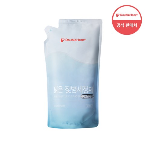 더블하트 액상형 맑은 젖병세정제(리필)650ml, 3개, 650ml