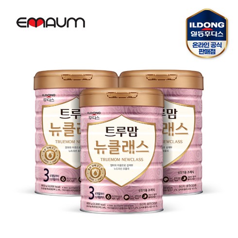 일동후디스 트루맘 뉴클래스 분유 3단계, 800g, 3개