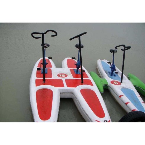 수상자전거 물놀이 바이크 유원지 빠지 유람선 크루즈, 엘 물 탠덤 자전거