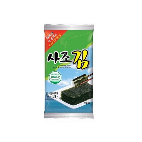 로이스김 - [사조김 공식온라인몰] 사조김 도시락김 참치김 1.8g 24팩 240봉, 240개