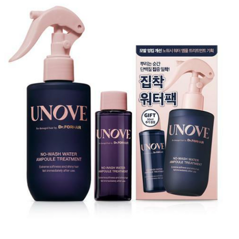 어노브 노워시 워터 앰플 트리트먼트 200ml+50ml증정 기획(뿌리는 헤어팩), 1세트, 200ml