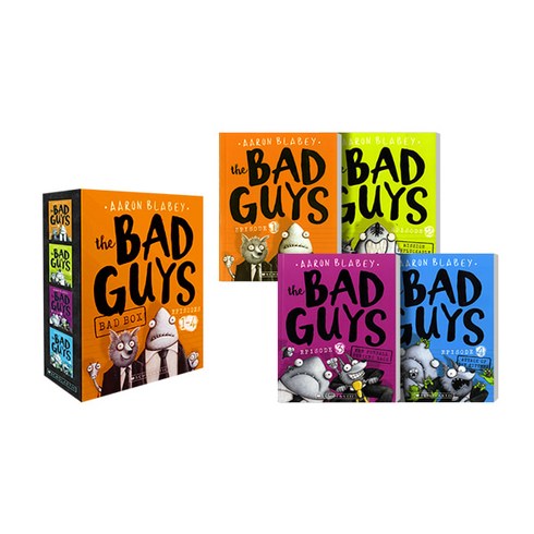 2023년 가성비 최고 cgworld - THE BAD GUYS 배드가이즈 배드박스 1-4권 원서 세트, 단품