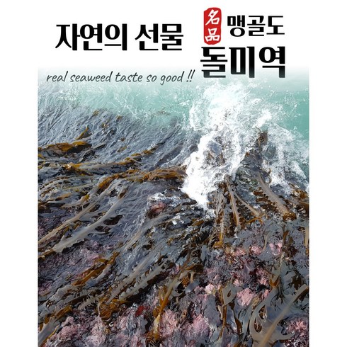 돌미역 - 산모미역 맹골도돌미역 자연산돌미역 200g 400g진도 곽도 맹골군도 미역, 2개