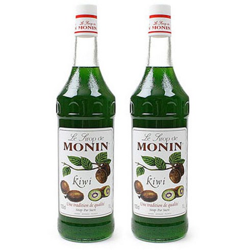 모닌판단시럽 - 모닌 키위시럽 1000ml 2개세트, 1L, 2개