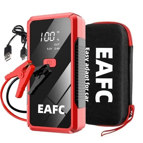 EAFC 차량용 배터리 시동 부스터 휴대용 충전기 비상 자동차 점프 스타터 장치 보조배터리 12V 2000A 1200A 600A, 3.1200A