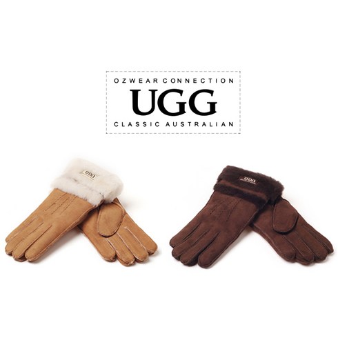 양모 더블 커프 어그 장갑 UGG 2컬러 오즈웨어 CS005