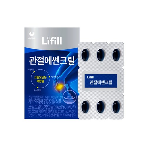 라이필 관절에쎈크릴 30캡슐 1개(1개월분), 3개