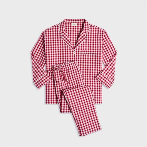 슬리피존스 W MARINA PAJAMA SET PICNIC GINGHAM RED