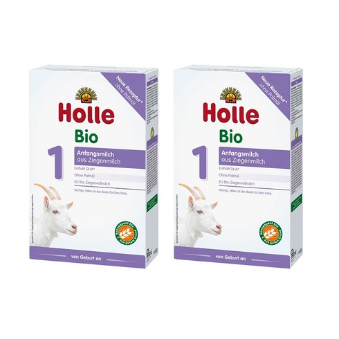 홀레 분유 1단계 400g 2팩 0세이상 Holle baby food Starting milk 1 organic based on goat milk