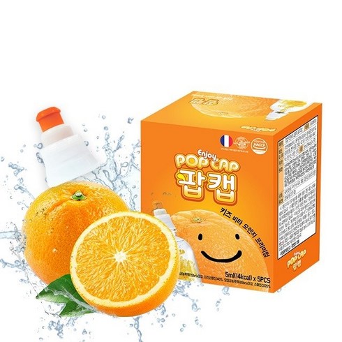 팝캡 [팝캡 본사] 키즈 비타 프리미엄 [오렌지], 5ml, 5개