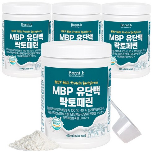 MBP 유단백 락토페린 프로틴밸런스, 420g, 4개
