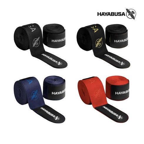 하야부사 디럭스 복싱 핸드랩 4.5m / Hayabusa Deluxe Boxing Hand Wraps, black/gold