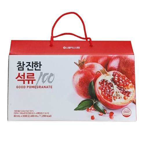 서울약사신협 참진한 석류 100 80ml x 30포 +미니약과증정