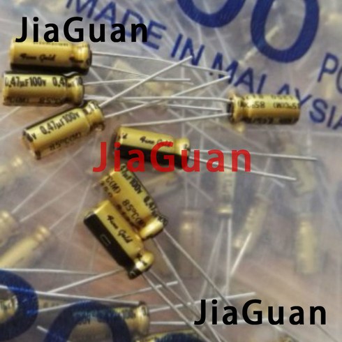 20PCS NICHICON FG 100V0.47UF 5x11MM 파인 골드 0.47 미크로포맷 100V FineGold 뮤즈 오디오 커패시터 미크로포맷/100V, 한개옵션0