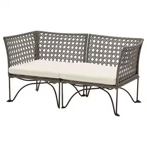 이케아 JUTHOLMEN 야외용 146x73cm 조립서비스, 컬러:2인야외소파 셀프조립 293.851.63